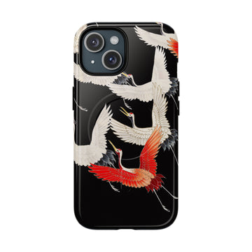 Furisode with a Myriad of Flying Cranes- Tough iPhone MagSafe® Case