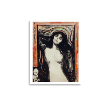 Madonna 1895 by Edvard Munch- Premium Poster