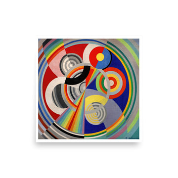 Rythme No.1 by Robert Delaunay- Premium Poster