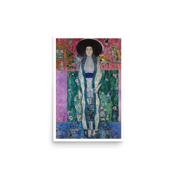 Adele Bloch-Bauer II by Klimt- Premium Poster