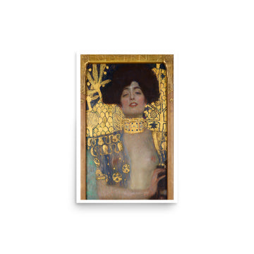Judith and the Head of Holofernes by Klimt- Premium Poster