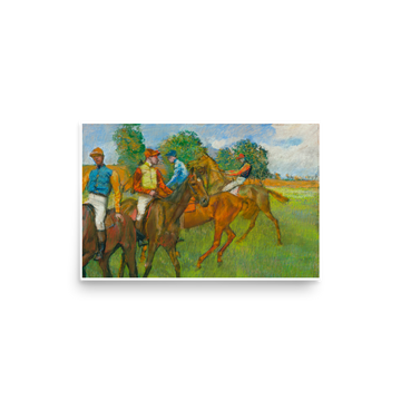 Before the Race by Edgar Degas- Premium Poster