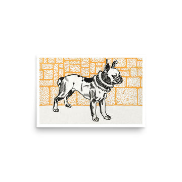French Bulldog by Moriz Jung- Premium Poster