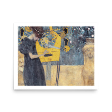 The Music by Klimt- Premium Poster