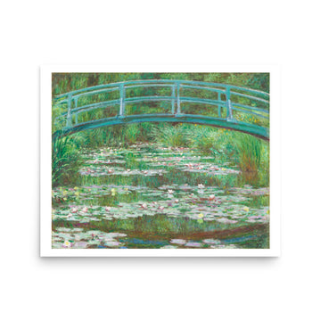 The Water Lily Pond by Monet- Premium Poster