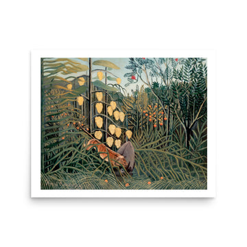 In a Tropical Forest by Henri Rousseau- Premium Poster