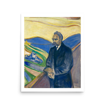 Friederich Nietzsche by Edvard Munch- Premium Poster
