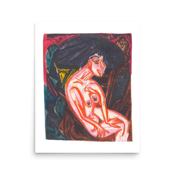 The Beloved by Ernst Ludwig Kirchner- Premium Poster