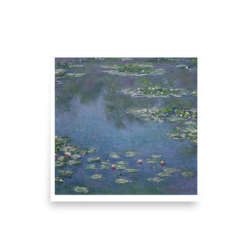 Water Lilies 1906 by Monet- Premium Poster