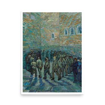 Prisoners Exercising by Van Gogh- Premium Poster