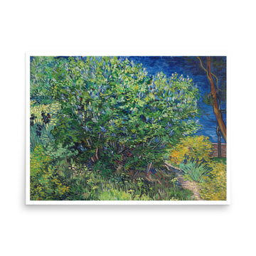 Lilac Bush by Van Gogh- Premium Poster