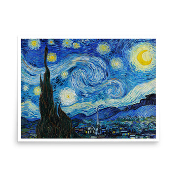 Starry Night by Van Gogh- Premium Poster