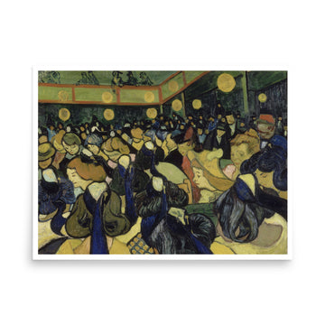 The Dance Hall in Arles by Van Gogh- Premium Poster