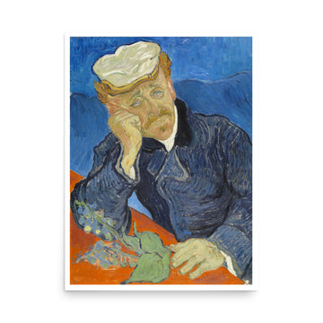 Dr. Gachet by Van Gogh- Premium Poster