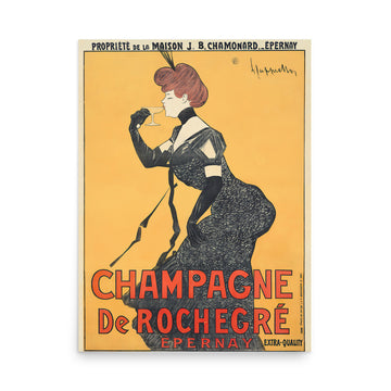 Champagne- Vintage- Premium Poster