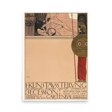 Exhibition Vienna Secession by Klimt- Premium Poster