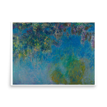 Wisteria by Monet- Premium Poster