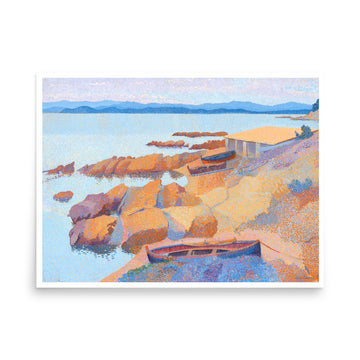 Calanque des Antibois by Henri-Edmond Cross- Premium Poster