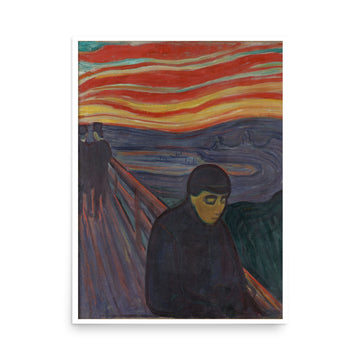 Despair by Edvard Munch- Premium Poster