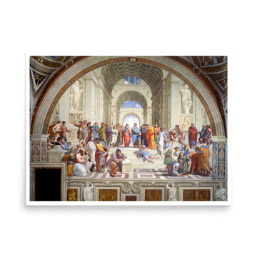 School of Athens by Raphael Sanzio- Premium Poster