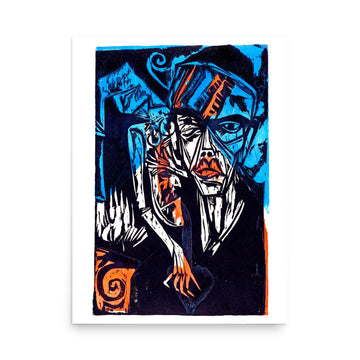 The Agonies of Love by Ernst Ludwig Kirchner- Premium Poster