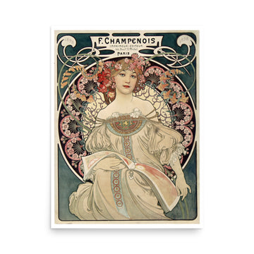 F.Champenois by Alfons Mucha- Premium Poster
