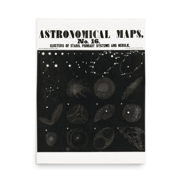 Astronomical Map- Premium Poster