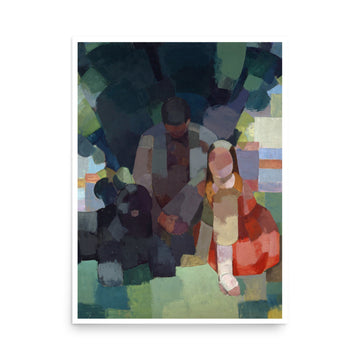 Rest Outdoors by Albert Mueller- Premium Poster