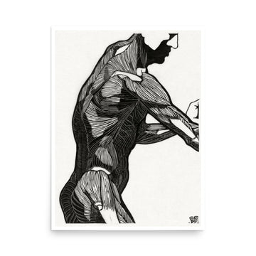 Anatomical study by Reijer Stolk- Premium Poster