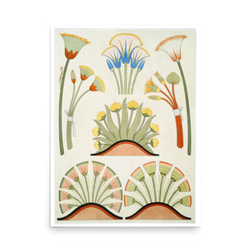 Egyptian Plants & Flowers- Premium Poster