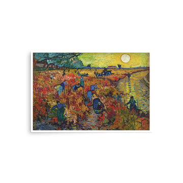 The Red Vineyard by Van Gogh- Premium Poster