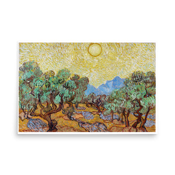Olive Trees by Van Gogh- Premium Poster