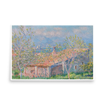 Gardener's House at Antibes by Monet- Premium Poster