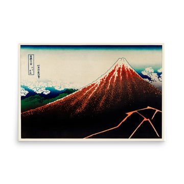 Sanka Hakuu by Hokusai- Premium Poster
