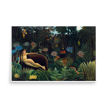 The Dream by Henri Rousseau- Premium Poster