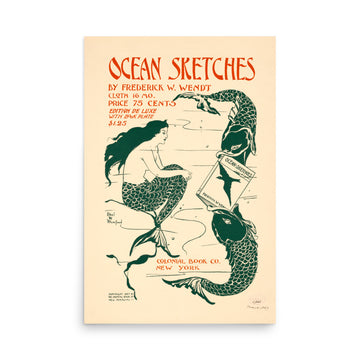 Ocean sketches- Premium Poster