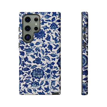 Blue flower Pattern- Tough Case