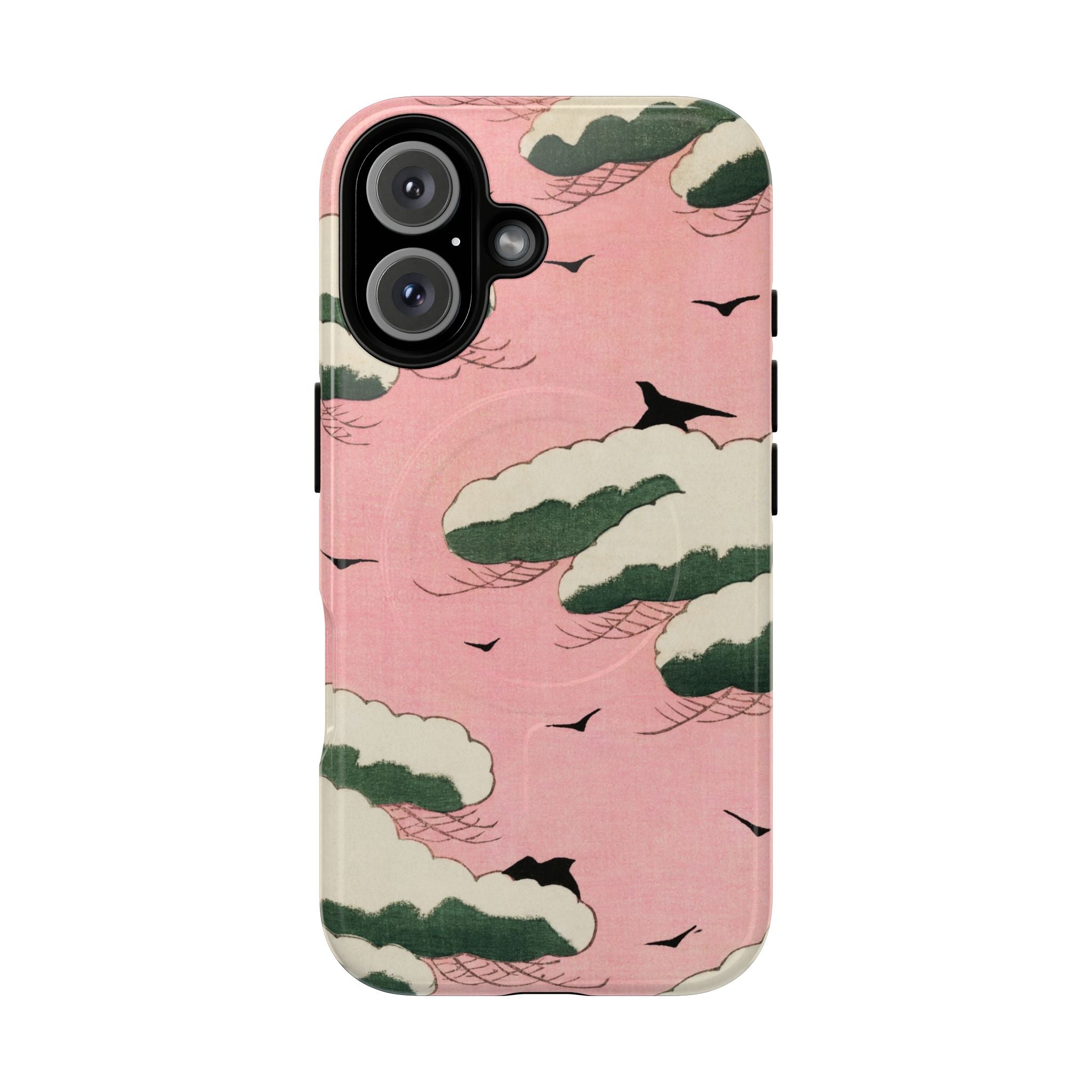Pink sky illustration- Tough iPhone MagSafe® Case