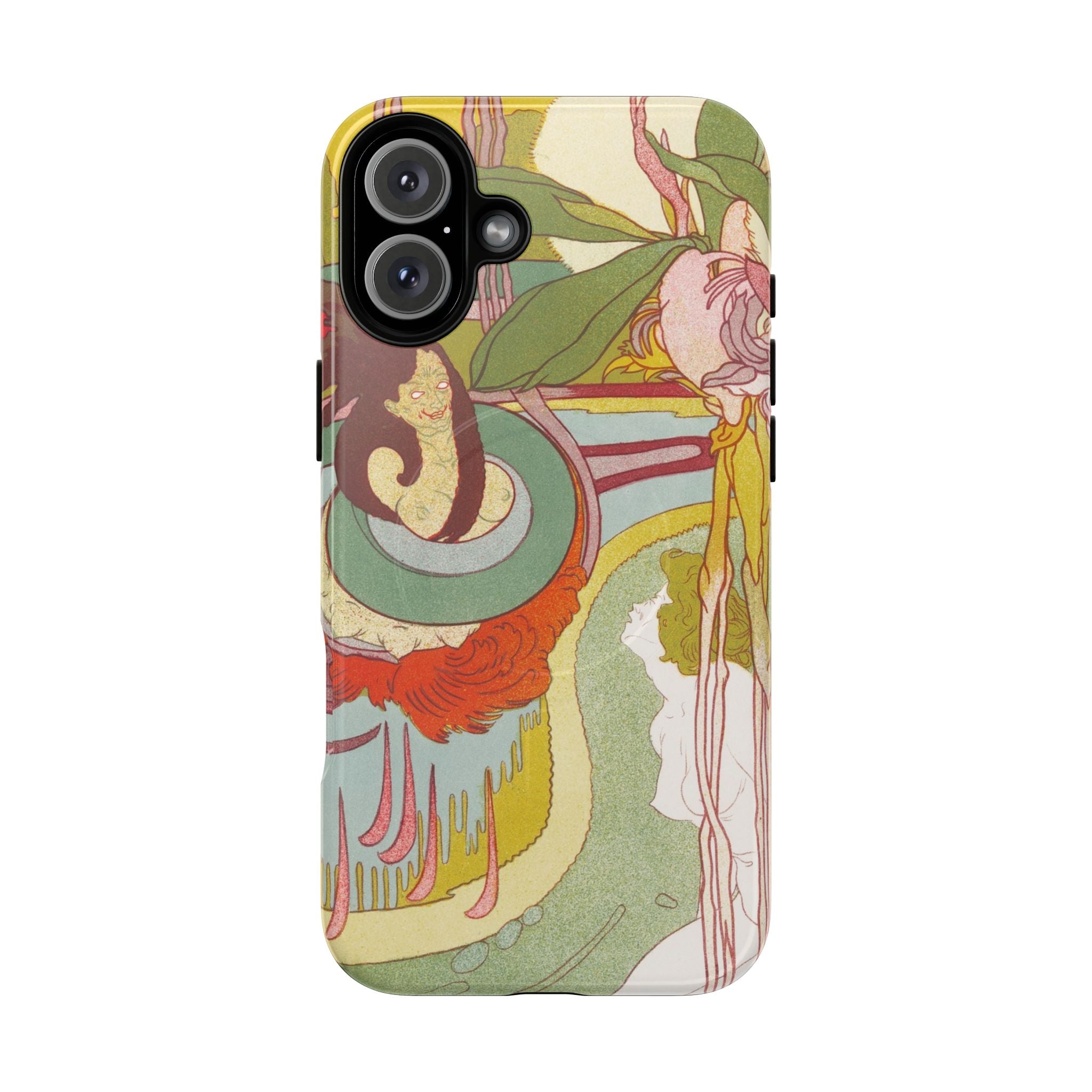 Woman has a vision in a garden- Tough iPhone MagSafe® Case