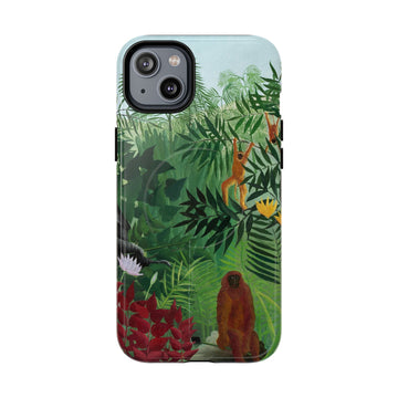 Tropical Forest with Monkeys by Henri Rousseau- Tough iPhone MagSafe® Case