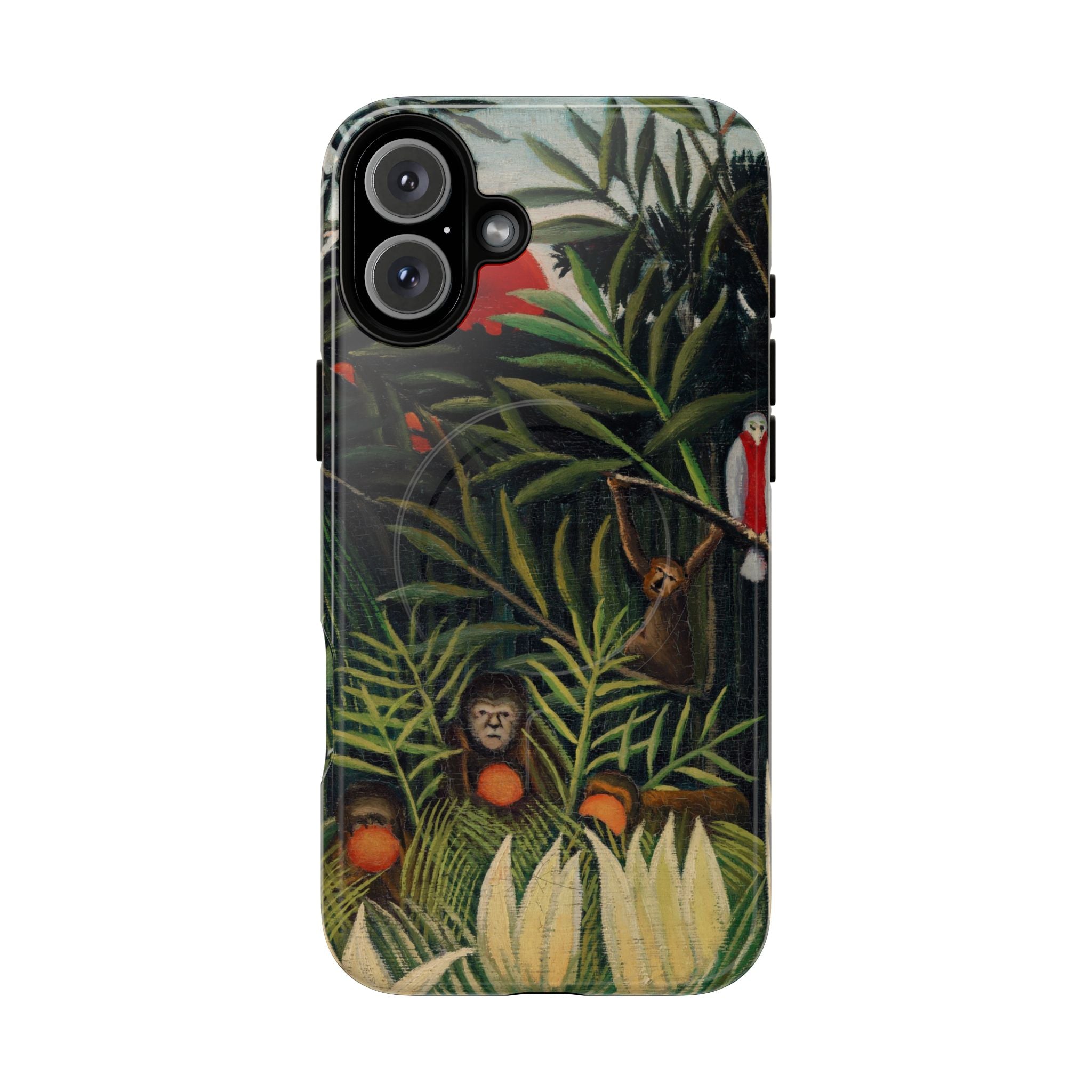 Monkeys and Parrot in the Virgin Forest by Henri Rousseau- Tough iPhone MagSafe® Case