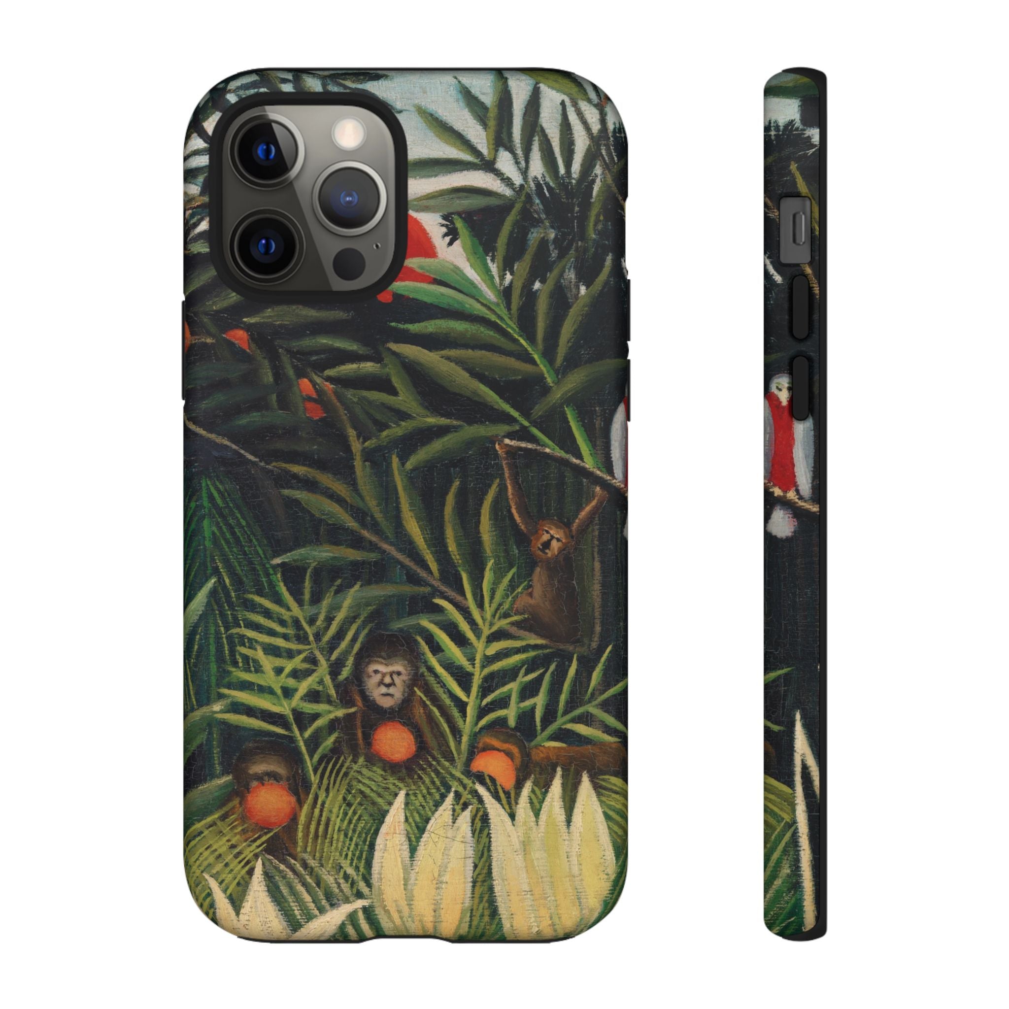 Monkeys and Parrot in the Virgin Forest by Henri Rousseau -Tough Case
