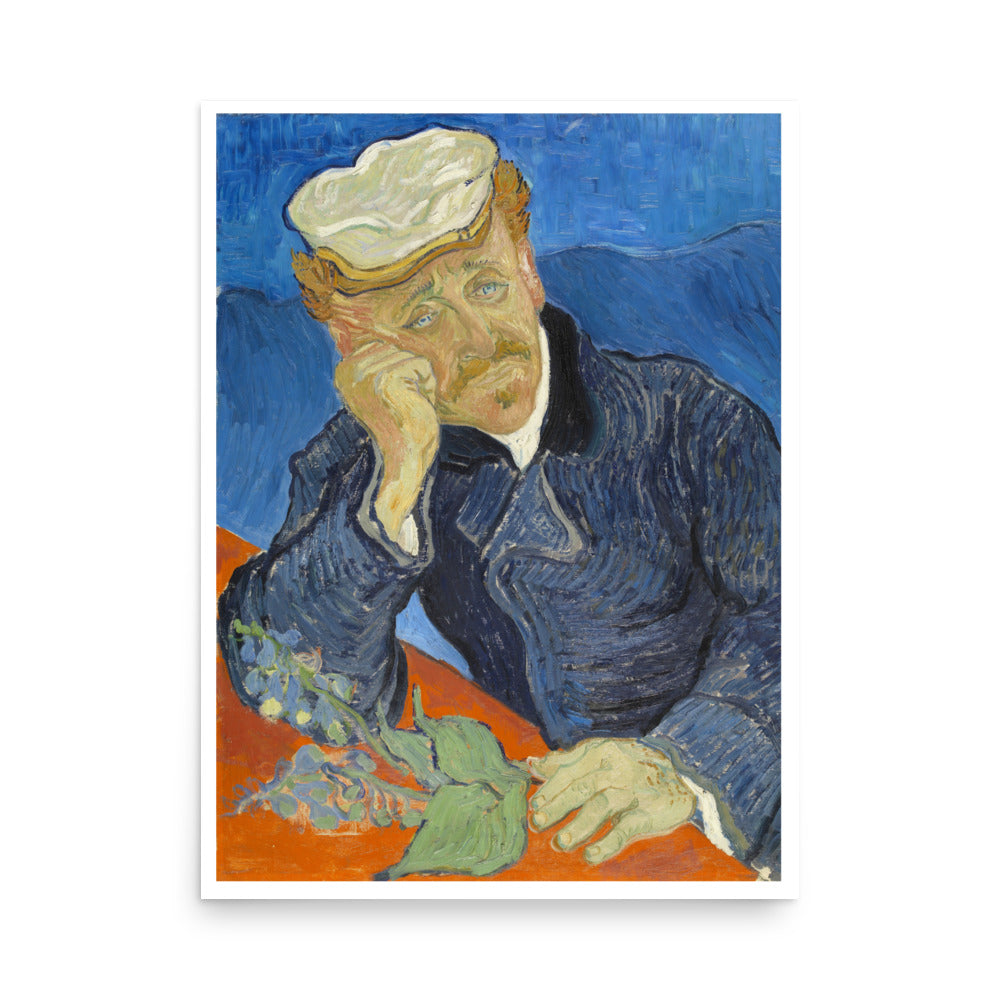 Dr. Gachet by Van Gogh- Premium Poster